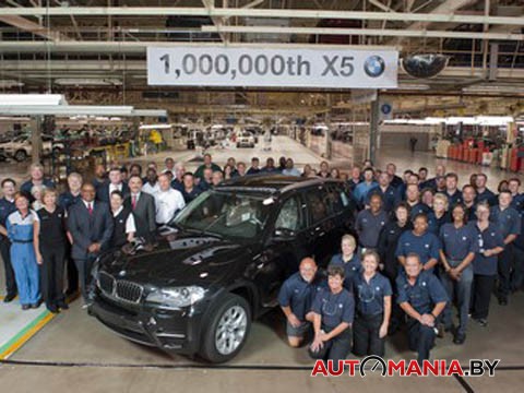 Компания BMW выпустила миллионный внедорожник X5